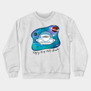 Flying (Cup And) Saucer Crewneck Sweatshirt